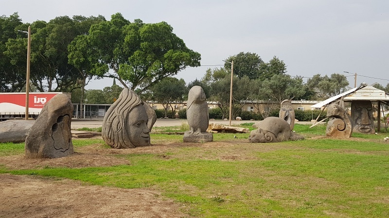 בזלטון - גן פסלי בזלת בעין הכרמל – נקודת עניין