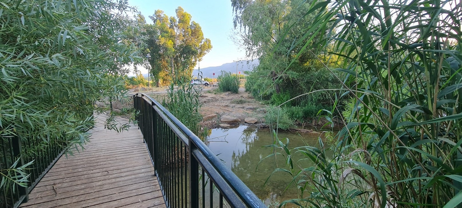 בריכת המנחת פארק המטוס - נחל עיון