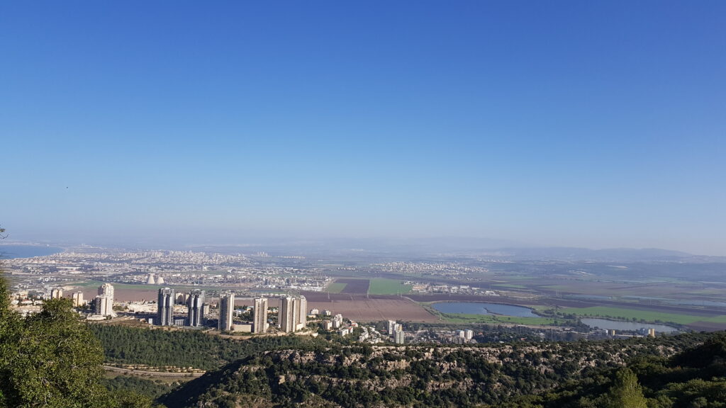 שביל סובב קמפוס אוניברסיטת חיפה - תצפיות