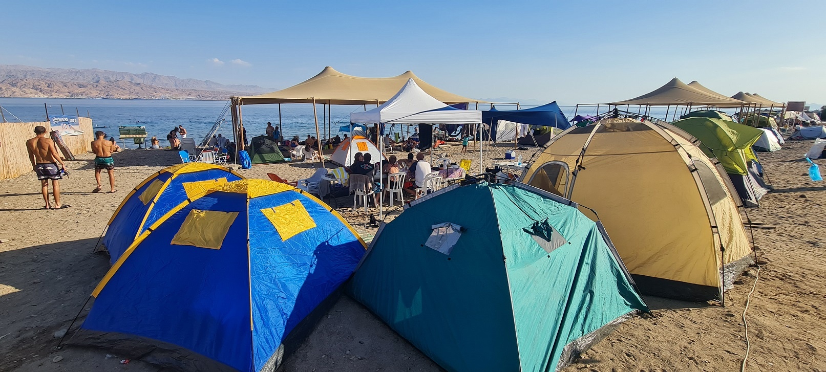 קמפינג באילת - החוף הדרומי