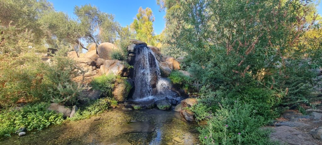 מפל שמיר בקיבוץ שמיר