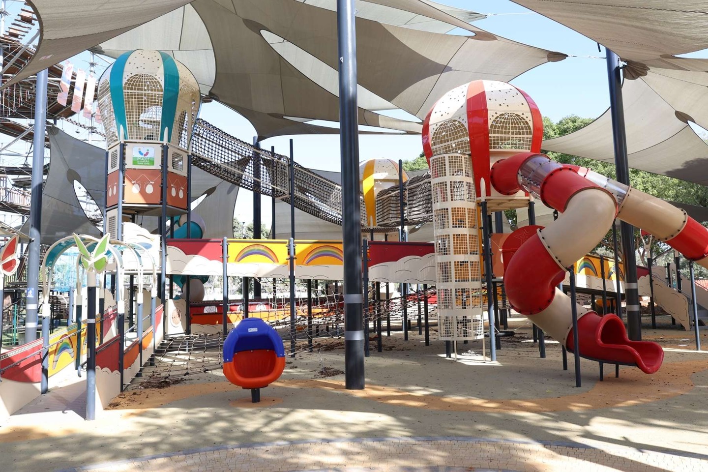 פארק חמשת החושים ופארק החוויות בגני יהושוע צילום: מתקני פסגות