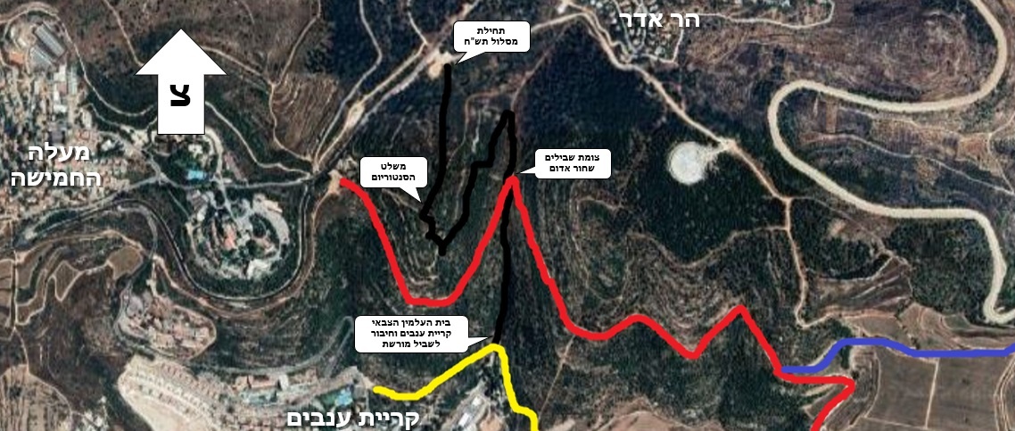 מפת שביל תש"ח