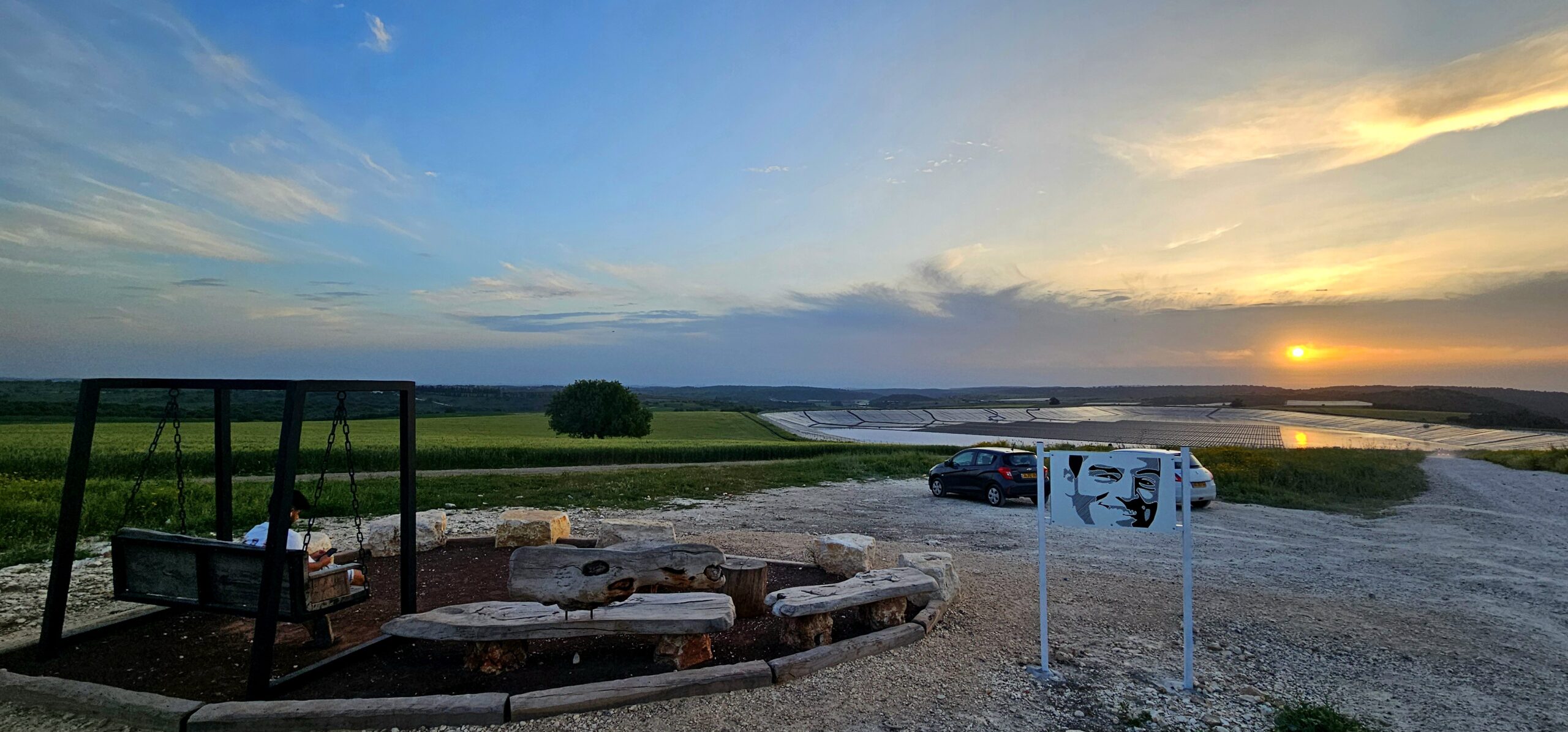 מצפה אופיר ציוני: האלון הבודד מאגר דליה (מאגר רמת מנשה)
