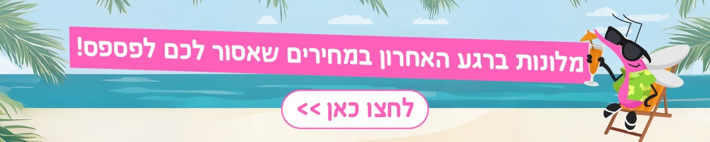 באנר חוליו - חופשות