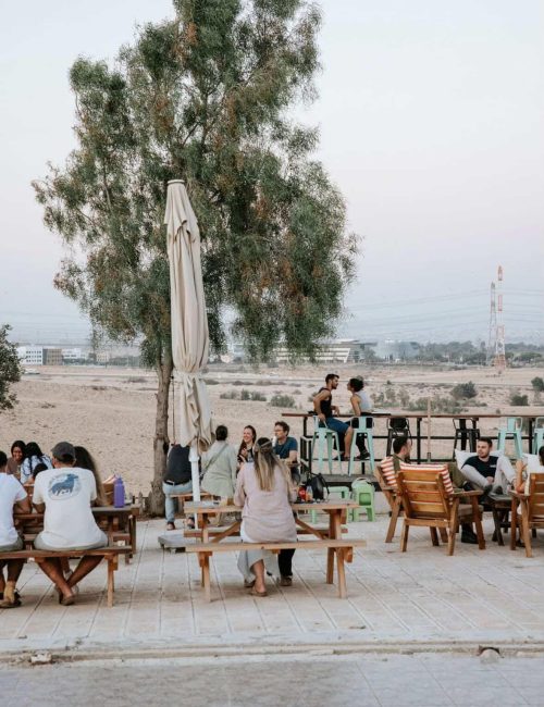 באדיבות הדבשת: עגלת קפה כשרה במדבר