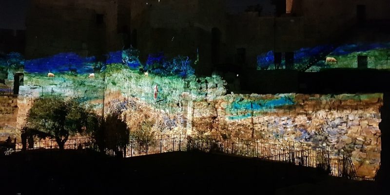 מופע אור קולי מגדל דוד ירושלים