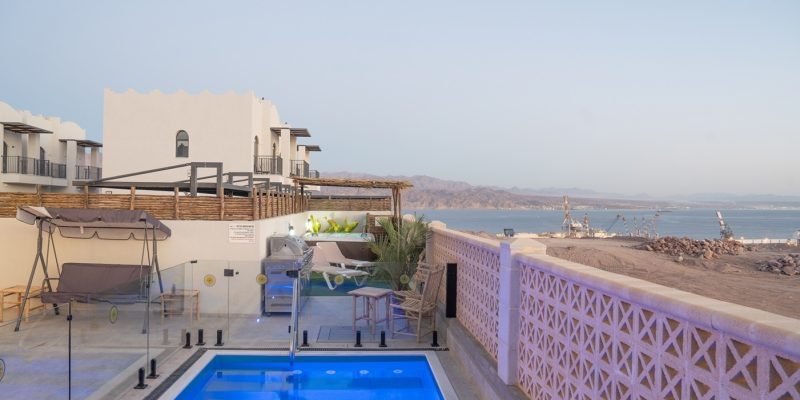 באדיבות אלה סאן: וילות עם בריכה למשפחות באילת