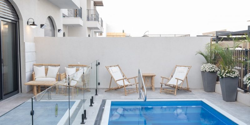 באדיבות אלה סאן: וילות עם בריכה למשפחות באילת