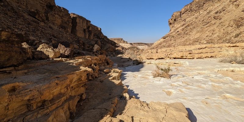 נחל שרף: מסלול גבים פחות מוכר במזרח הנגב