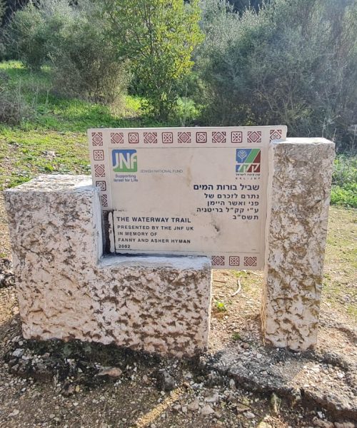 שביל הבארות והבורות – פארק בריטניה