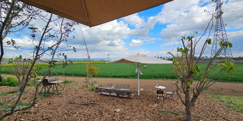 התריס: פוד טראק בשרי משובח אל נוף העמק