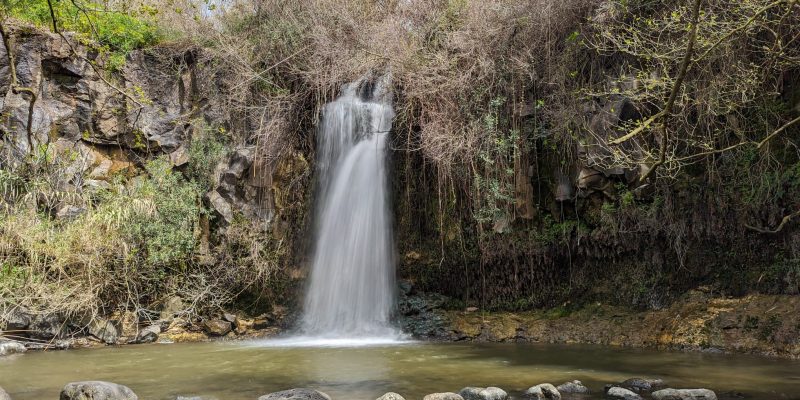 המפל השחור בשמורת הטבע נחל אל על