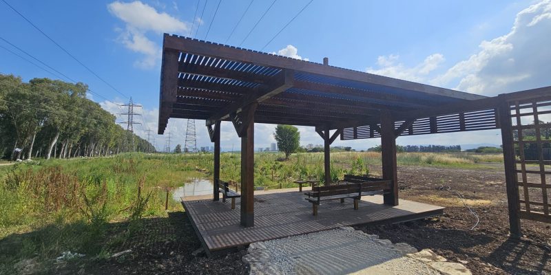 מרחב המרפסת בנחל גדורה