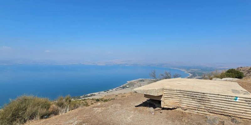 בונקר סורי על שביל הגולן