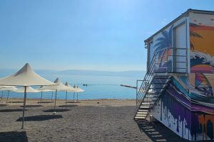 חוף טרפז בכנרת: החוף המחודש בצידה המערבי של הכנרת