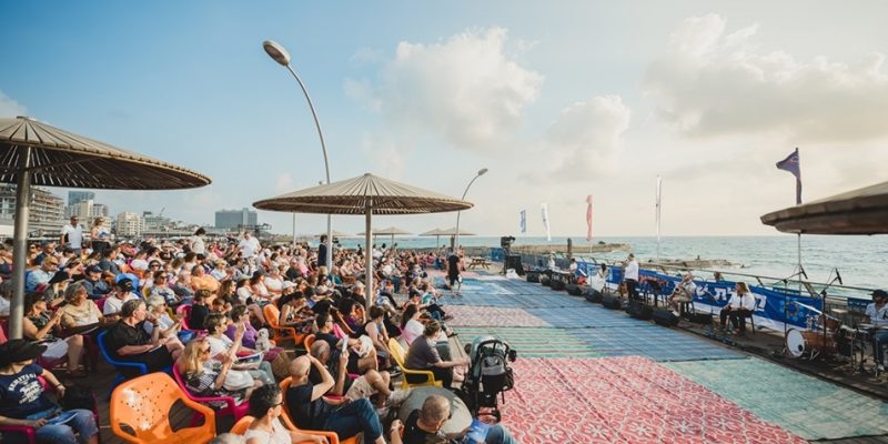 אירוע קבלת שבת בנמל תל אביב עם בית תפילה ישראלי ואמנים אורחים. צילום אור גליקמן