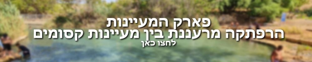 באנר פארק המעיינות