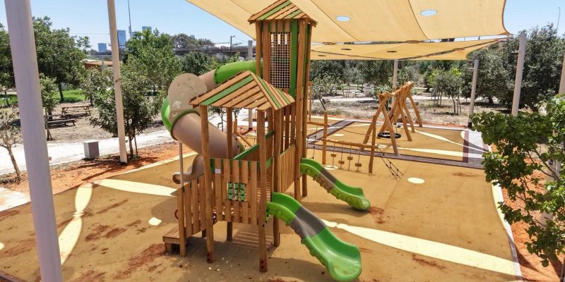 גן שעשועים ביער השירים קרדיט: דוברות עיריית פתח תקווה
