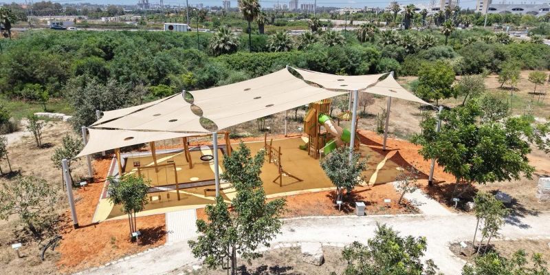 גן שעשועים ביער השירים קרדיט: דוברות עיריית פתח תקווה