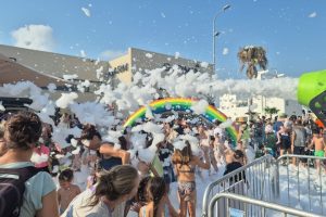 מסיבת גליצ' בנמל תל אביב. צילום ברק ברינקר