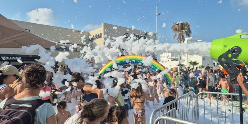 מסיבת גליצ' בנמל תל אביב. צילום ברק ברינקר