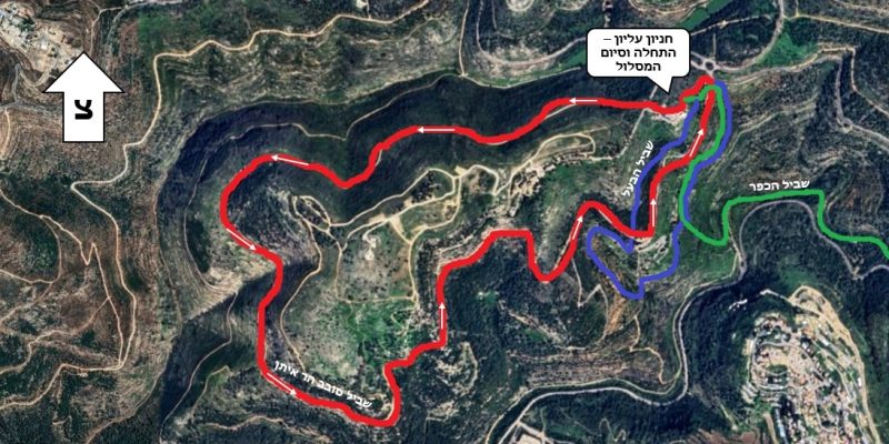 מפת סובב הר איתן