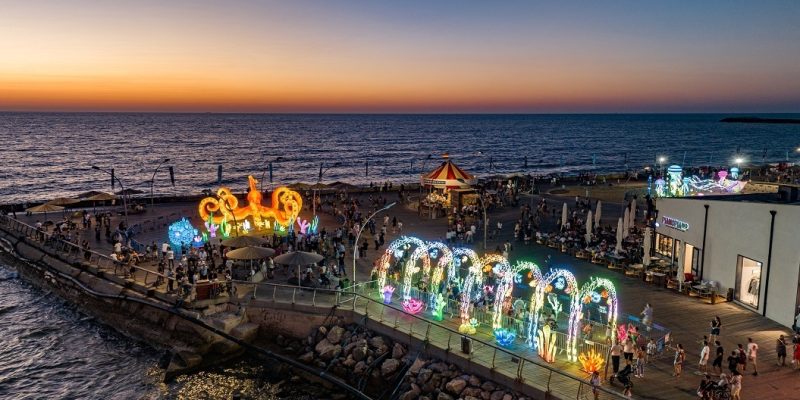 פסטיבל האורות בנמל תל אביב. צילום ברק ברינקר