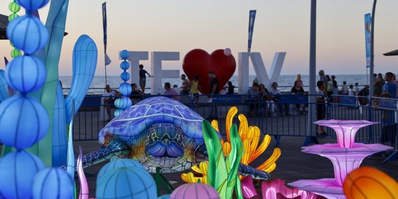 פסטיבל האורות הבינלאומי בנמל תל אביב. צילום גיא יחיאלי