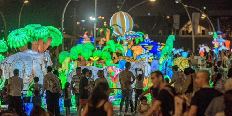 פסטיבל האורות הבינלאומי בנמל תל אביב. צילום עוז שכטר