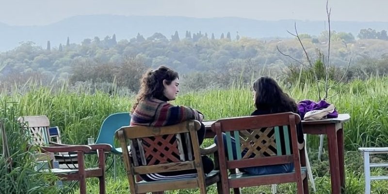 באדיבות קפה יער: עגלת קפה בבית לחם הגלילית